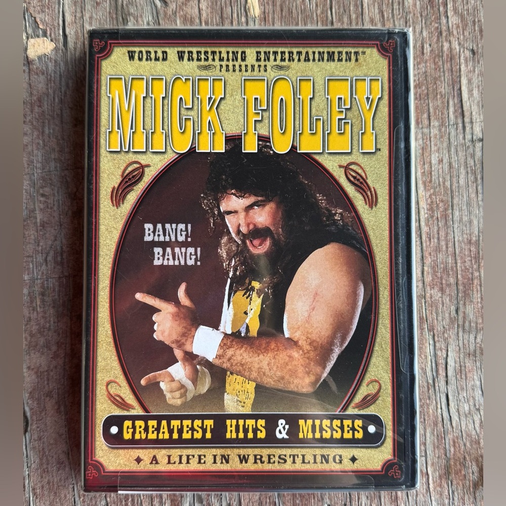 WWE Mick Foley Greatest Hits & Misses / DVD 2004, 2 Disc Set / New